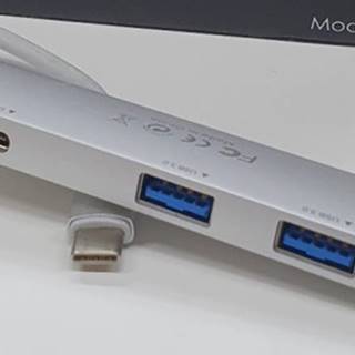 Olpran Hub Olpran BL-22B, USB-C / 2x USB, USB-C, HDMI, strieborna