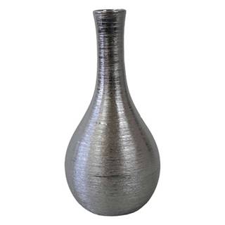 Keramická váza VK62 strieborná